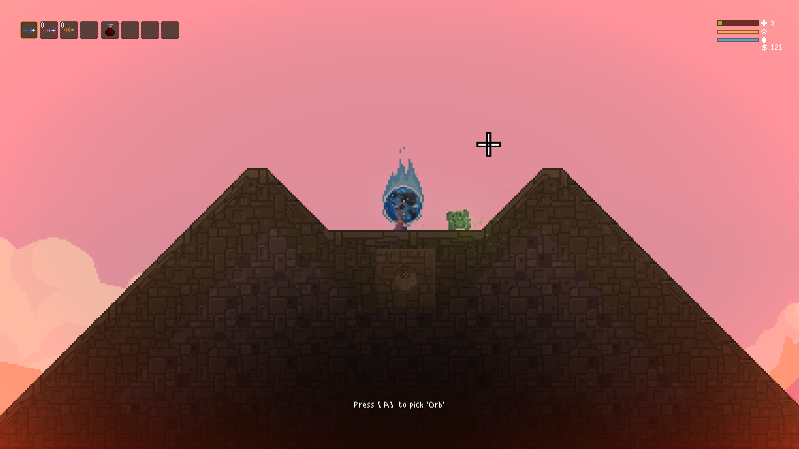 The top has an orb, though!